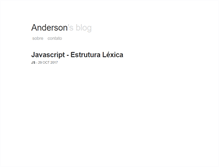 Tablet Screenshot of andersonsouza.net